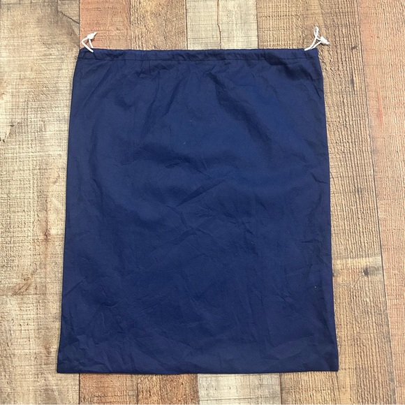Dooney & Bourke Dust Bag Navy Blue 14x18.5 Drawstring Logo Storage Pouch - Picture 4 of 4